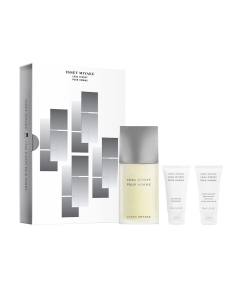 Issey Miyake L'eau D'Issey Pour Homme 125ml Eau De Toilette Spray Gift Set 3 Pieces
