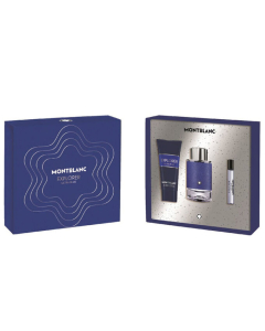Montblanc Explorer Ultra Blue 100ml Eau de Parfum Spray 3 Pcs Gift Set
