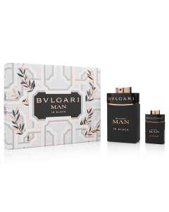 Bvlgari Man in Black 100ml + 15ml Eau de Parfum Spray Gift Set