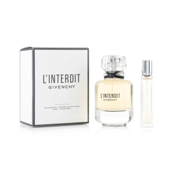 Givenchy L'Interdit 80ml Spray + 12.5ml Eau de Parfum Spray Gift Set