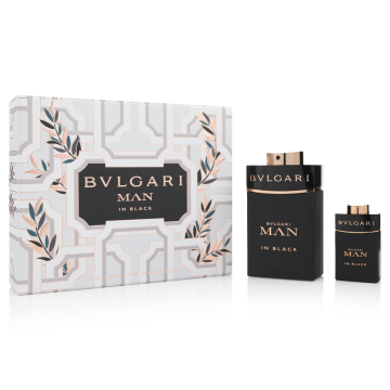 Bvlgari Man in Black 100ml + 15ml Eau de Parfum Spray Gift Set